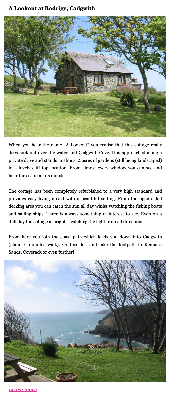 Client Newsletter Example 2