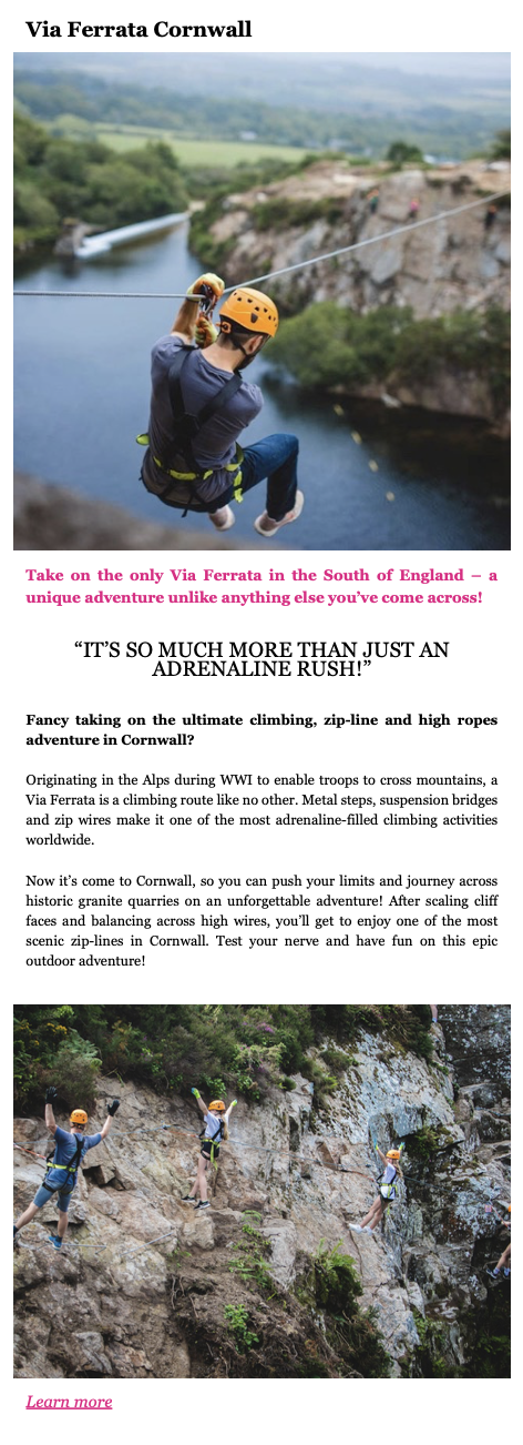 Client Newsletter Example 3