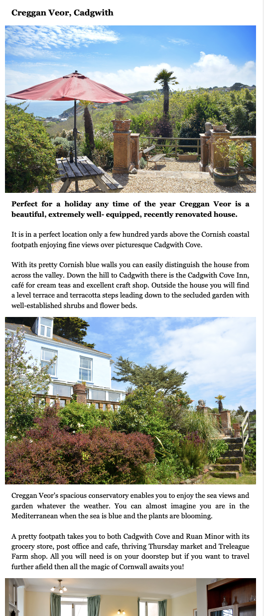 Client Newsletter Example 5